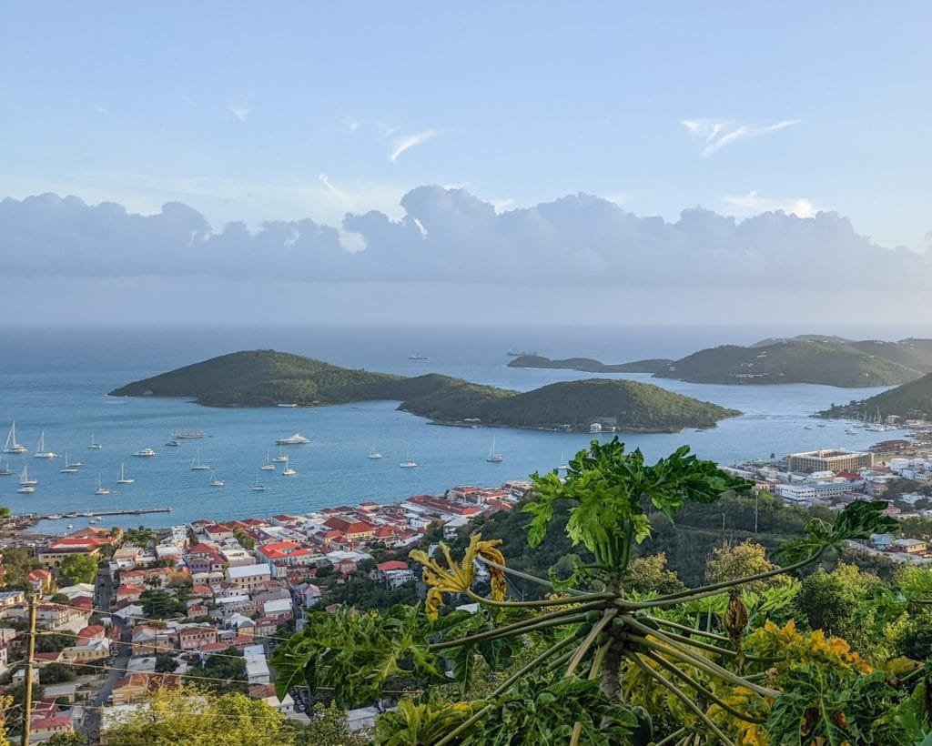 Water Island US Virgin Islands - aerial view
