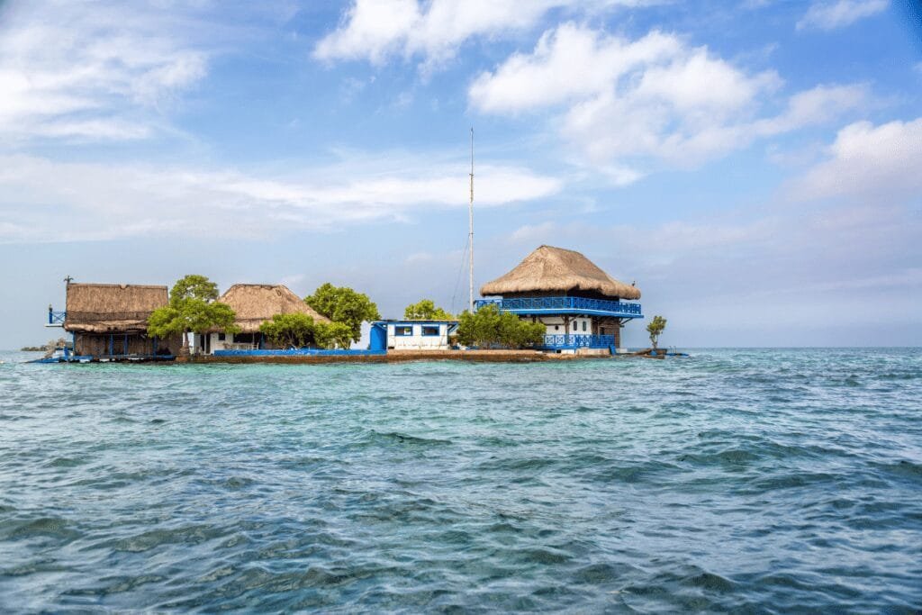 View of Rosario Islands in Cartagena